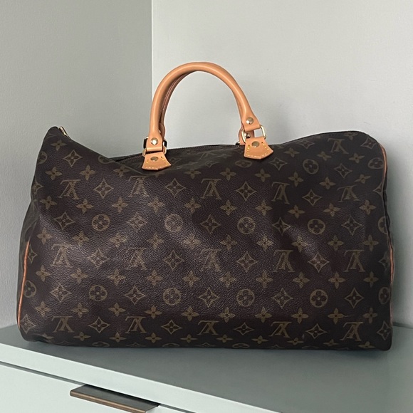 Louis Vuitton Speedy 40 Monogram Canvas Duffle Bag 8906MB date code - Picture 4 of 16